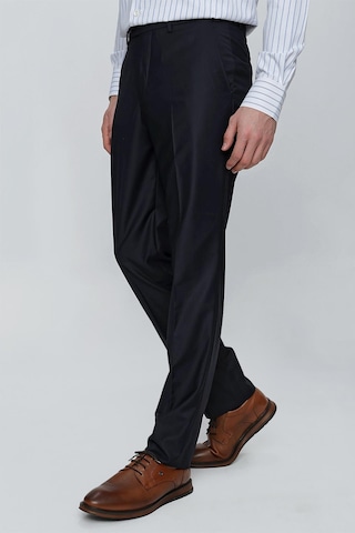 İmza Lacivert Gabardin Yan Cep Açık Paça Basic Comfort Fit Esnek Pantolon 1003255005 Lacivert
