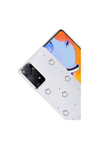 Newface - 20 - Xiaomi Redmi Note 11 Pro Fiyonk Desenli Kapak - - Spt-gld - Desen 2 Diğer