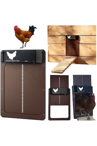 Vkemall Otomatik Tavuk Kümesi Kapısı Işığa Duyarlı Tavuk Kapısı