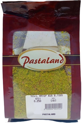 Pastaland Yeşil Antep Fıstığı Kuşboku Toz 250 G