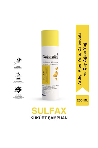 Naturaline Sülfax Kükürt Şampuan 200 ML