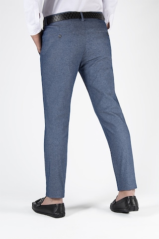 Terapi Men Erkek Slim Fit Armürlü Italyan Kesim Keten Pantolon 21k-2200420-3 Mavi Mavi