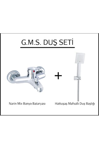 Gms Nrn103 Narin Mix Banyo Bataryası + Hattuşaş Yst510 Duş Seti