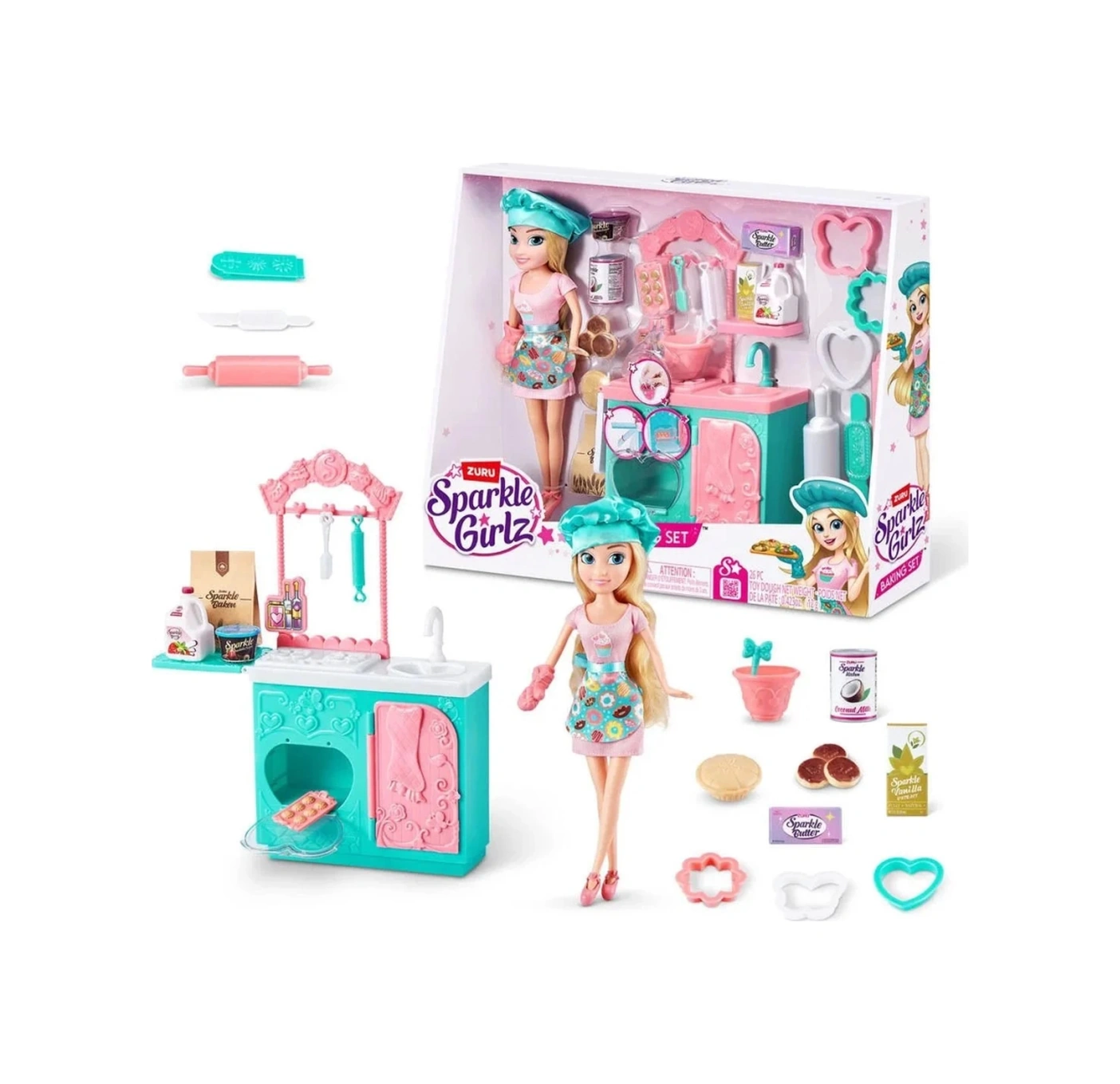 Sparkle Girlz Aşçı Bebek Ve Oyun Seti 27cm