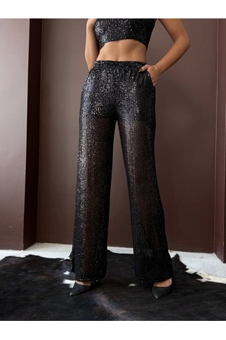 Verymoda F 1978 Pullu Pantollon Siyah