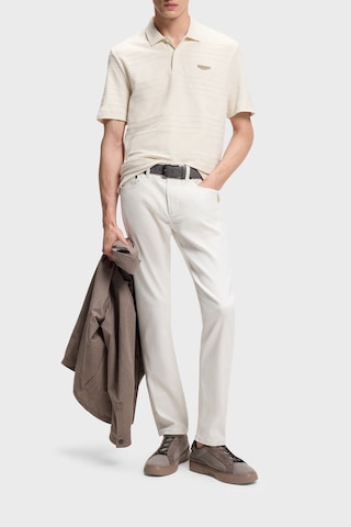 Boss Pamuklu Regular Fit Logolu Kısa Kollu Düğmeli Polo Erkek Polo 50556174 118 Bej