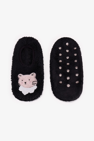 Penti Siyah Midnight Mood Kedi Desenli Çetik