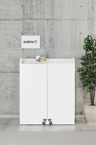 Derin 2 Kapaklı Erzak Kiler Dolabı Beyaz