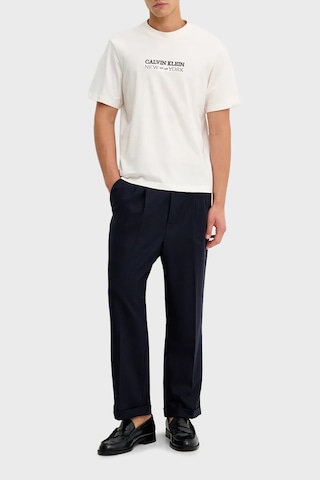 Calvin Klein Erkek T Shirt Lv04re833g Ybh Krem Krem