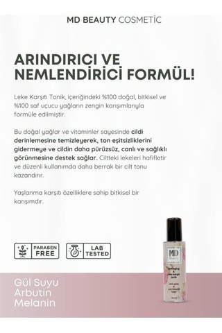 Md Beauty Anti-Aging Ve Leke Karşıtı Tonik 100 ML