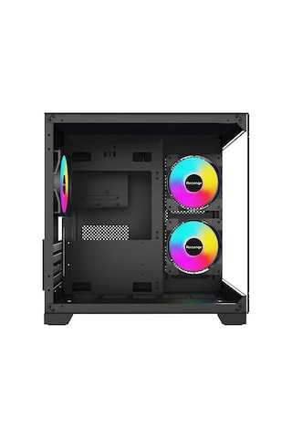 Lexroo Nova 3 Rgb Fanlı Temperli Cam Panel Boş M-atx Gaming Oyuncu Bilgisayar Kasası