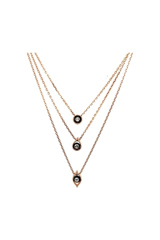 Zümrüt Sarraf 8 Ayar Altın 0.03 Ct Tek Yuvarlak Elmas Kolye