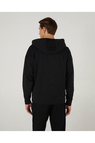 M Essential Full Zip Hoodie Sweatshirt Erkek Siyah Sweatshirt S242112-001 Siyah