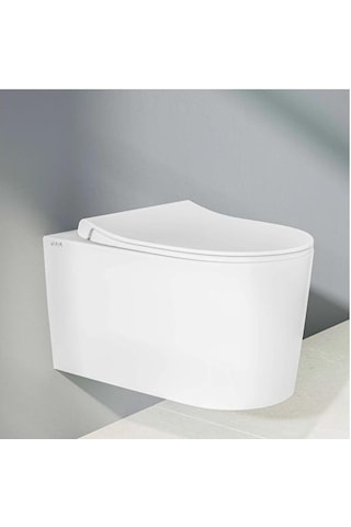 Nest Quantum Flush Soft Klozet Kap-dp-byz Metal Menteşeli Beyaz 220-003r009