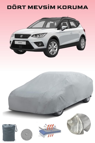 Seat Arona Uyumlu Araba Brandası, Oto Branda, Araba Çadırı, Su-güneş Geçirmez Gri