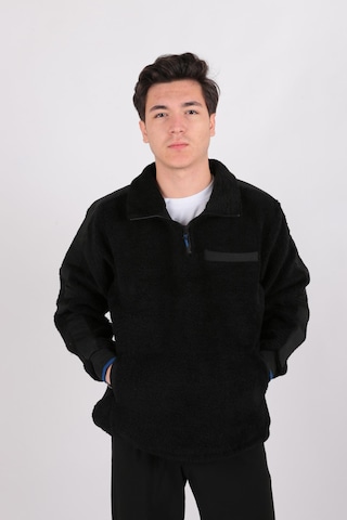 Five Pocket Ff23b6051 Erkek Peluş Mont Siyah