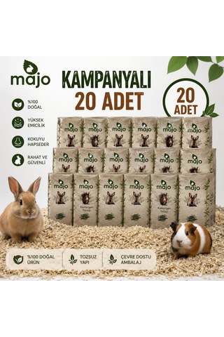 20 Li 15lt Tavşan Ginepig Hamster Talaşı Kampanya Paket