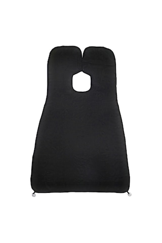 Maiyame Erkek Tıraş Apronu Ipek Malzeme Banyo Temizliği Koruyucu Perde 112x75cm Siyah