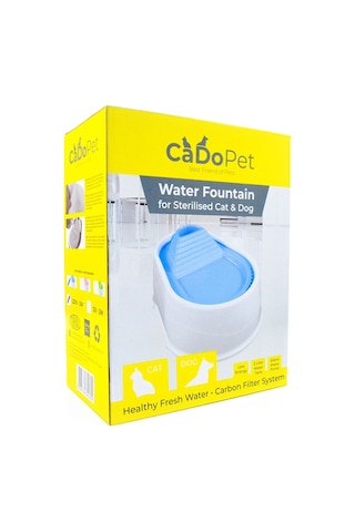 Cado Pet 23 x 30 x 11 CM 220 V 3 W Otomatik Kedi Su Pınarı 2 L