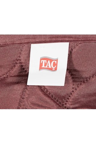 Taç Glory Kendinden Desenli%100 Polyester Yatak Örtüsü Seti, Bordo, Çift Kişilik Diğer