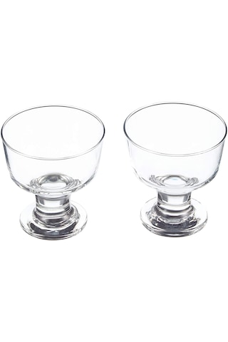 LAV Destina Cam Dondurma & Tatlı Kasesi 2'li Küçük Boy 285 ml (Reçellik  )