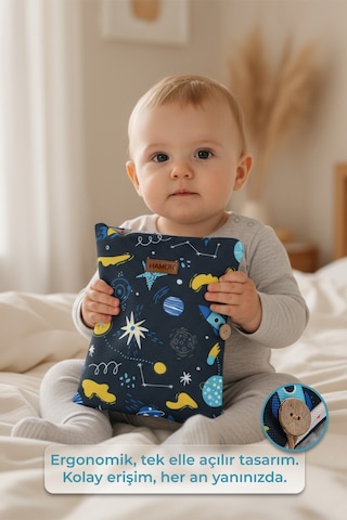 Hamur Space Bebek Bakım Çantası Organizer Çok Renkli