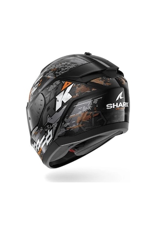 Shark Rıdıl 2 Molokai Kapalı Kask Gri - Siyah - Turuncu
