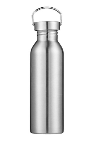 Didadodo Suntek Paslanmaz Çelik Spor Su Şişesi Bisiklet Yürüyüş 750 Ml Gri, Renk: Gri Gri