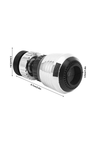 Tasarruflu 2 Fonksiyonlu Musluk Başlığı Yağmurlama Perlatörlü Dönebilir Oynar Mutfak Lavabo Musluğu