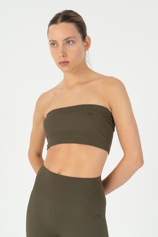 Maraton Slimfit Kadın Askısız Haki- Bra Haki-