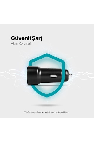 Ttec Smartcharger 2.4a Araç Şarj Aleti + Trio Kablo