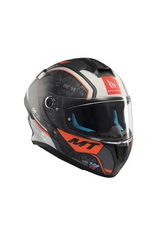 Mt Helmets Targo S B4 İvan Motosikler Kaskı Turuncu XL-