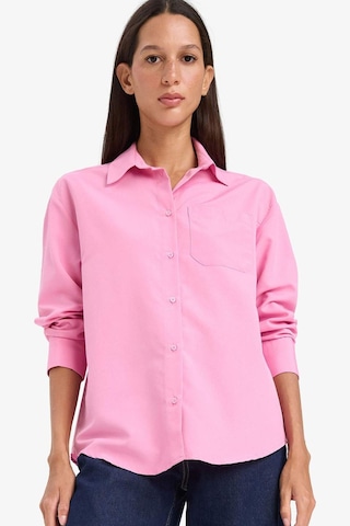 DeFacto Oversize Geniş Kalıp Poplin Uzun Kollu Gömlek E7188AX25SPPN463