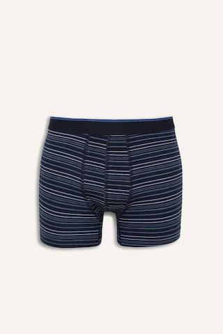 Defacto Regular Fit Çizgili Ve Düz 3lü Boxer I4019ax26aunv30 Lacivert-nv30