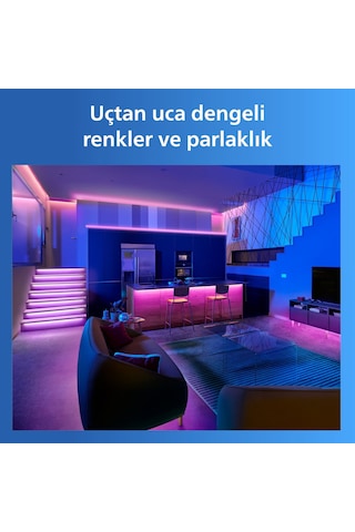 Philips Smart Lighting Rgb Led Şerit 10 M Type-c - Google Home, Alexa, Homekit Ve Matter Uyumlu Çok Renkli