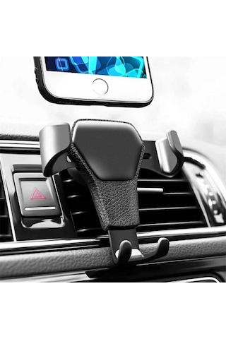 Go İthalat Araç İçi Klima Izgarasına Takılabilen Plastik Oto Telefon Tutucu Gravity