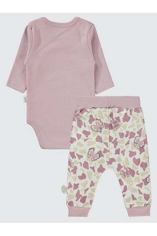 Civil Baby Kız Bebek 3'lü Takım 6-18 Ay Lila Lila