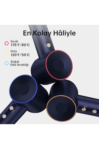 Laifen Swift Premium Saç Kurutma Makinesi- Golden Blue