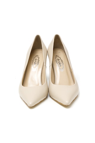 Topuklu Kadın Rc-4001 Deriden Krem Krem