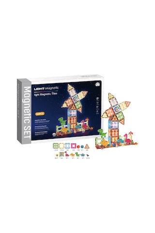 Magnetic Tiles Star Diamond Light Version 82 Parça / Ch1221