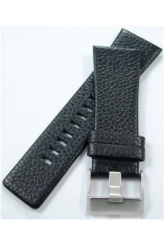 1. Kalite 29Mm Siyah Deri Saat Kayışı Diesel Model Saat Kordonu Ç