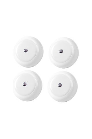 Teltree Akıllı Işık Kontrollü Yatak Odası Duvar Lambası, Göz Koruyucu, Enerji Tasarruflu, 4'lü Paket, Avrupa Standartı Beyaz Işık Beyaz