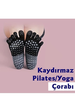 Beş Parmaklı Yoga/Pilates Çorabı (Kaydırmaz)