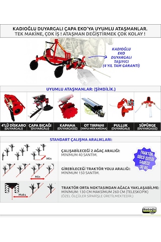 Kadıoğlu Eko Duyarga Taşıyıcı + 4'lü Diskaro + Kapama