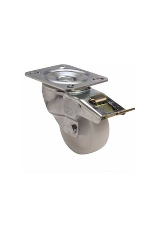 Frenli Dönerli Tablalı Servis Tekeri Polyemid 80 Mm Uygur 2 Ad