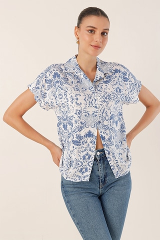 Bigdart 3711 Yarım Kol Gömlek - D.mavi 001