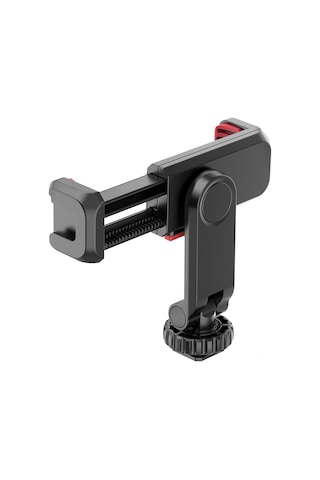 Konesam Siyah Plastik Telefon Tutucu, 360 Açı Ayarlı, Çift Soğuk Ayaklı, 6-9cm Genişlik Aralığı, Kolay Kilitlenme, Hafif Ve Taşınabilir