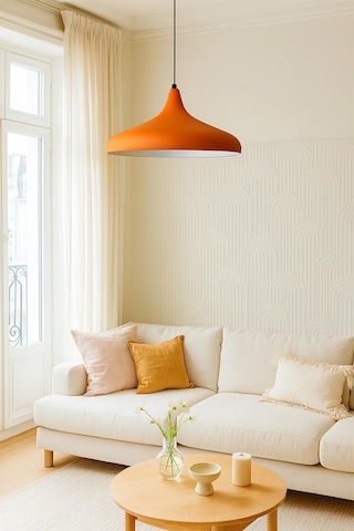 Modern Tasarım Turuncu Sarkıt Avize Salon, Mutfak Ve Ofis İçin Dekoratif Butik Lamba Aydınlatma Turuncu