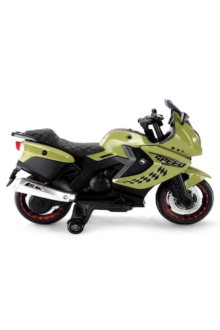 Baby2go 2293 Speed Akülü Motorsiklet Yeşil Yeşil