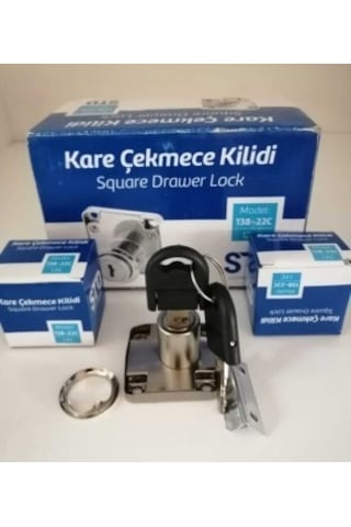 Std Kare Cekmece Kilidi 12 Adet Std Kare Cekmece Kilidi 12 Adet